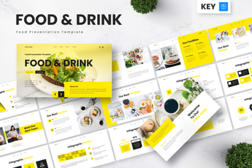 Food & Drink - Food Keynote Templates