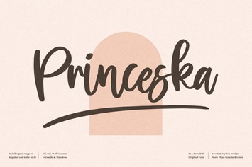 Princeska Handwritten Font