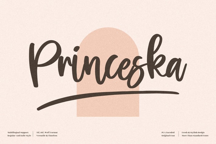 Princeska Handwritten Font