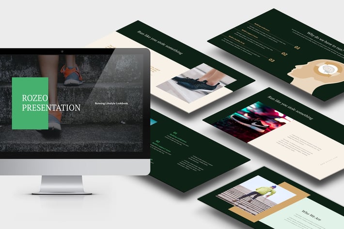 Rozeo : Running Lifestyle Powerpoint