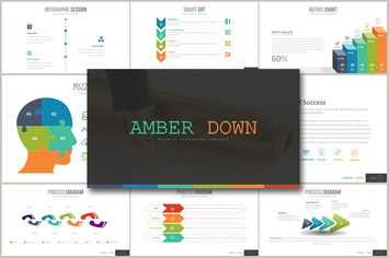 AMBER DOWN Powerpoint