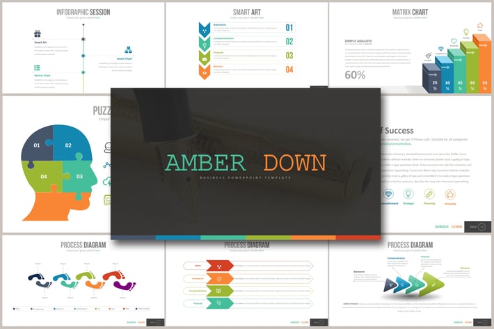 AMBER DOWN Powerpoint