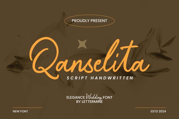 Qanselita - Script Monoline