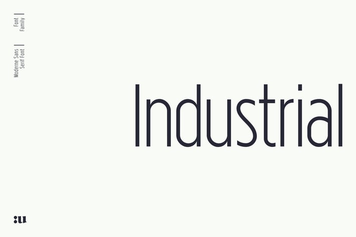 Industrial Sans Typeface