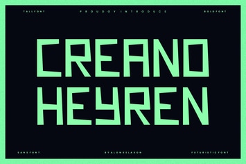 Creano Heyren - Tall Display Font