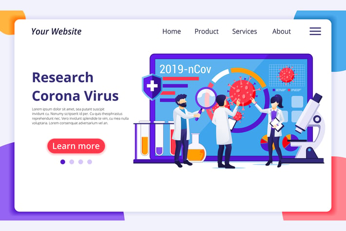 Corona Virus Illustration
