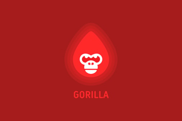 Fire Gorilla Head