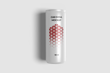 Top View Can Soda Mockup