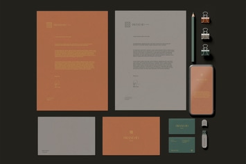  Stationery Set Mockup