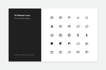 Weather Icons - Line style