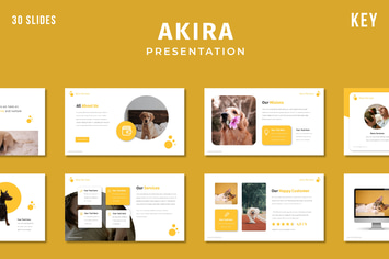 Akira - Pet Care Keynote Template