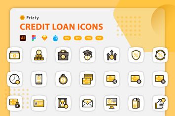 Fristy - Credit Loan Icons