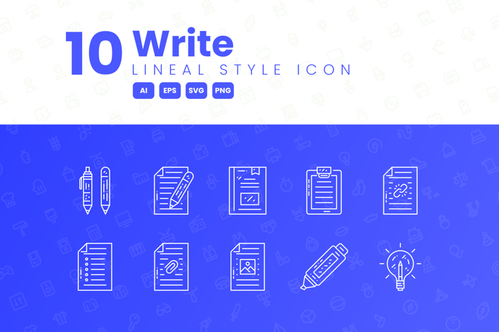 10 Write Detailed Icon Collection