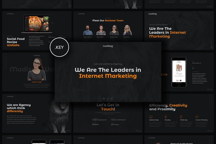 Lion King - Business Keynote Presentation