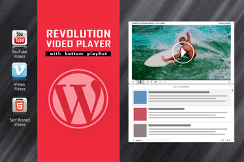 Revolution Video Player With Bottom Playlist