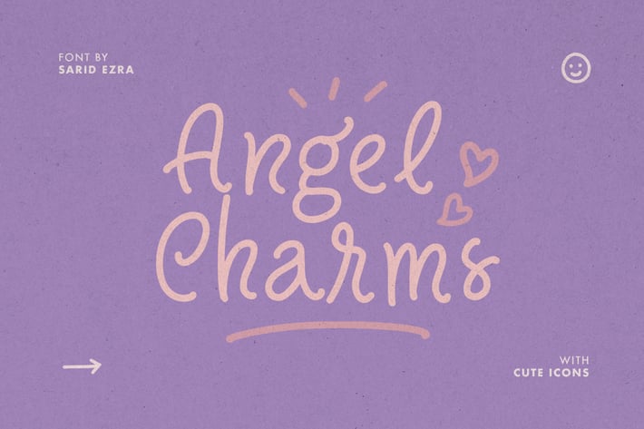 Angel Charms - Cute Font