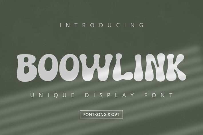 Boowlink - Unique Display Font