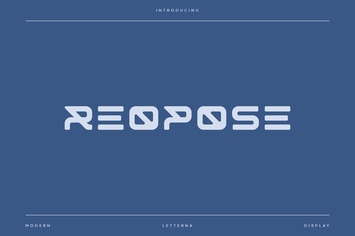 Reopose - Futuristic Font