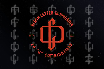 G Black Letter Monogram Logo Vol.3