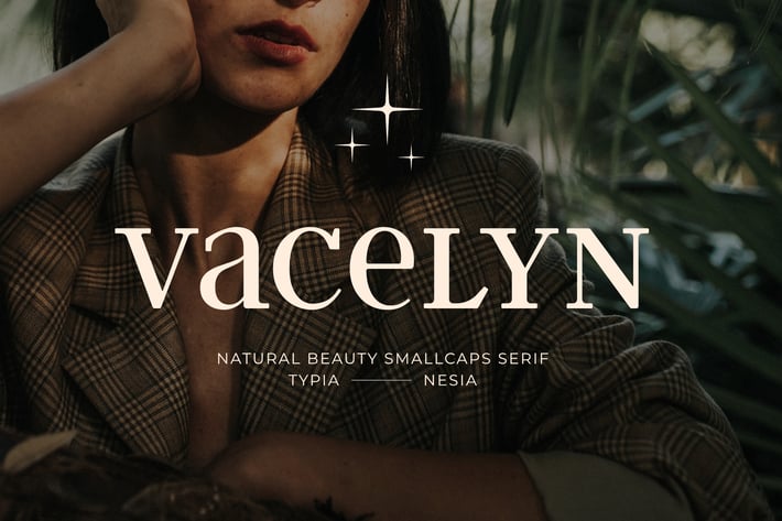 Vacelyn - Natural Beauty Allcaps Serif