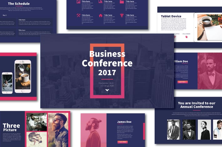 Blues Multipurpose Template PPT