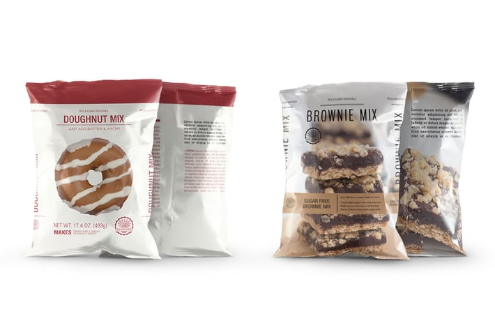 Snack Bag Pouch Mockup