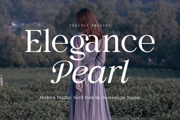 Elegance Pearl Display Serif Font