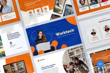 Coworking Space Keynote Presentation Template 