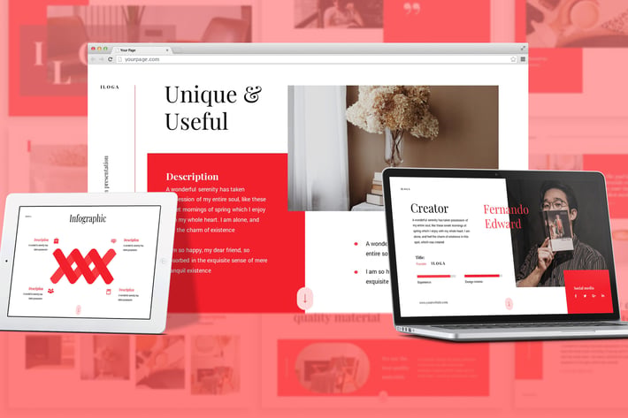 Iloga - Interior Design Google Slides Template