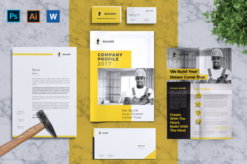 Builder | Construction Corporate Branding Identity