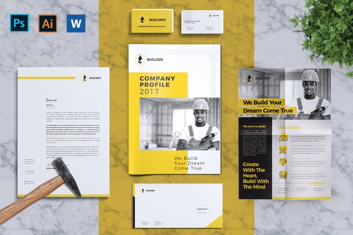 Builder | Construction Corporate Branding Identity