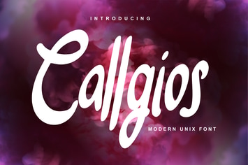 Callgios | Modern Unix Font