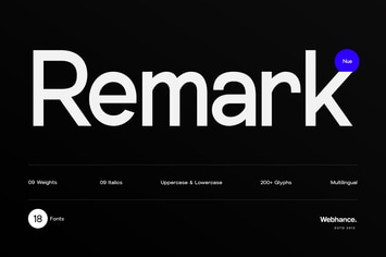 Remark Nue - Sans-serif Font Family