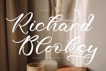 Richard Blooksy Calligraphy Script