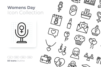 Womens Day Outline Icon