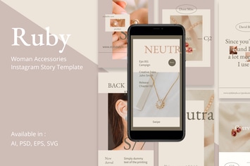 Ruby - Women Accessories Instgram Story Template