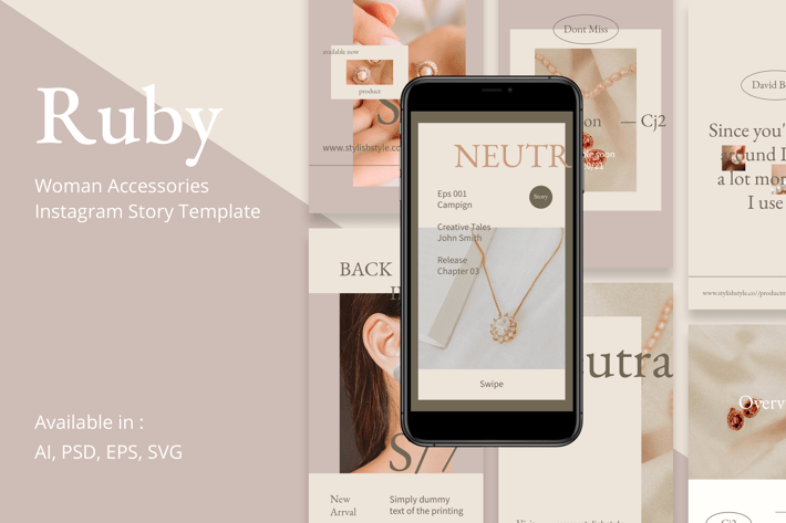 Ruby - Women Accessories Instgram Story Template