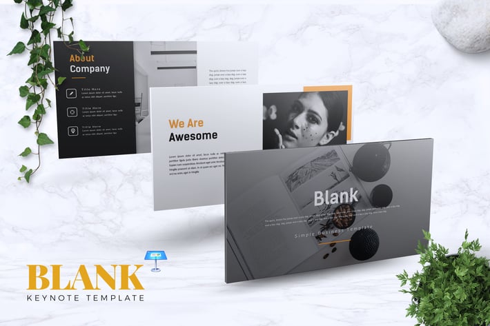 BLANK - Creative Keynote Template