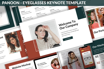 Panoon - Eyeglasses Keynote Template