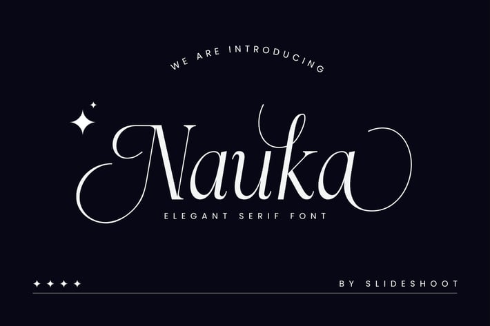 Nauka Elegant Serif Font