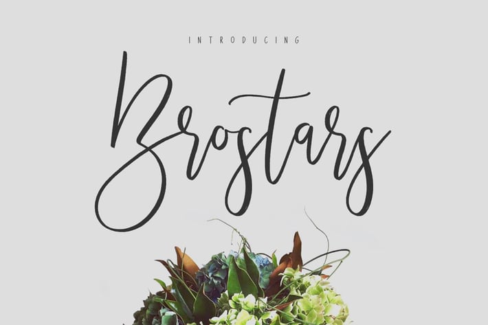 Brostars Typeface