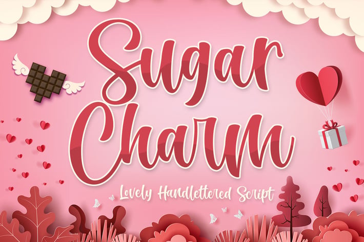 Sugar Charm - Sweet Script Font