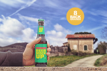 Rustic Beer Mockup