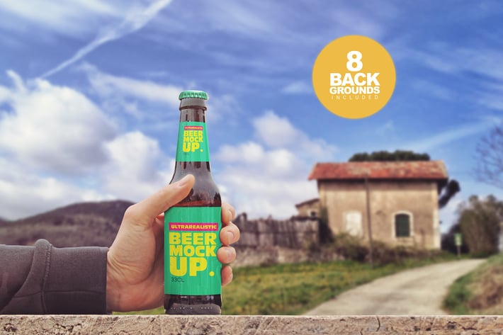 Rustic Beer Mockup