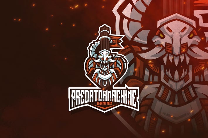 Predator Machine Esport Logo Template