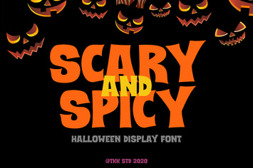 Scary and Spicy - Horror Creepy Font