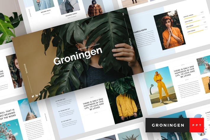 Groningen - Minimal PowerPoint Template