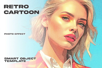Retro Cartoon Photo Effect