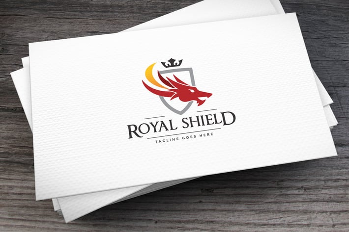 Royal Shield Logo Template