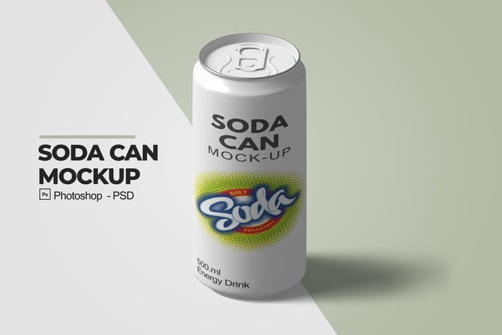 Soda Can Mockup V.3